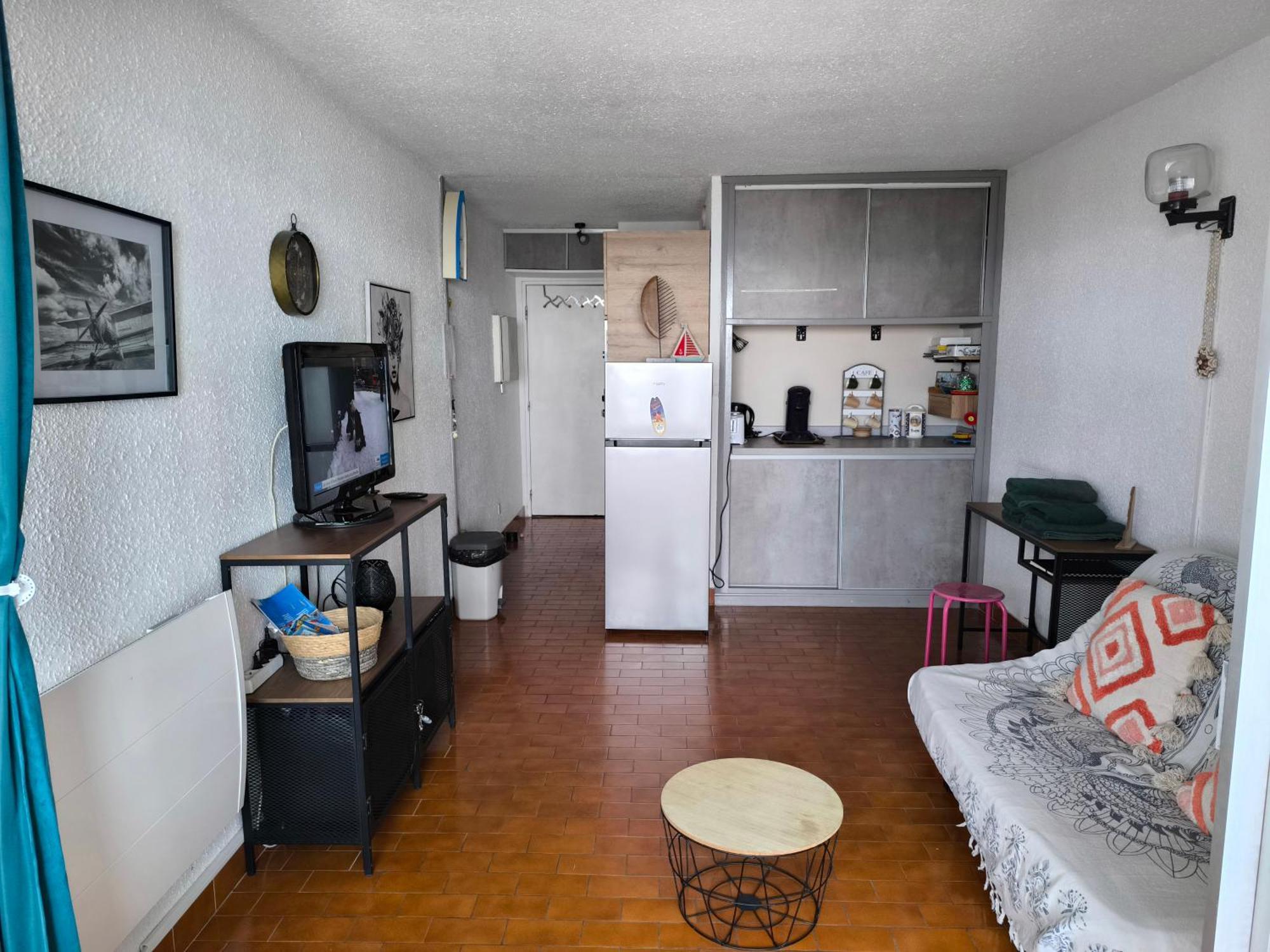 Appartement De Vacances - Splendide Vue Sur Mer, Parking Prive Le Barcares Luaran gambar